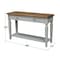 International Concepts Rectangle Vista Console/Sofa Table, 48 W, 16 L, 30 in H, Wood, Hickory/Stone OT41-15S - alternate 7